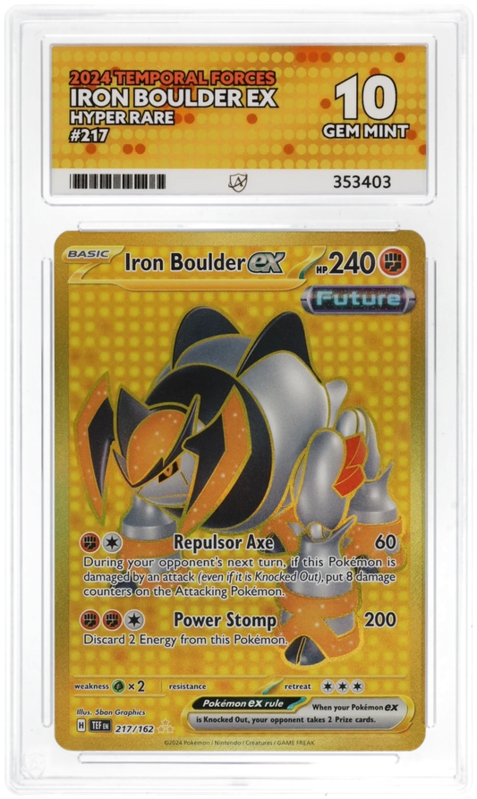 Iron Boulder ex 217/162 - Ace 10 - Temporal Forces