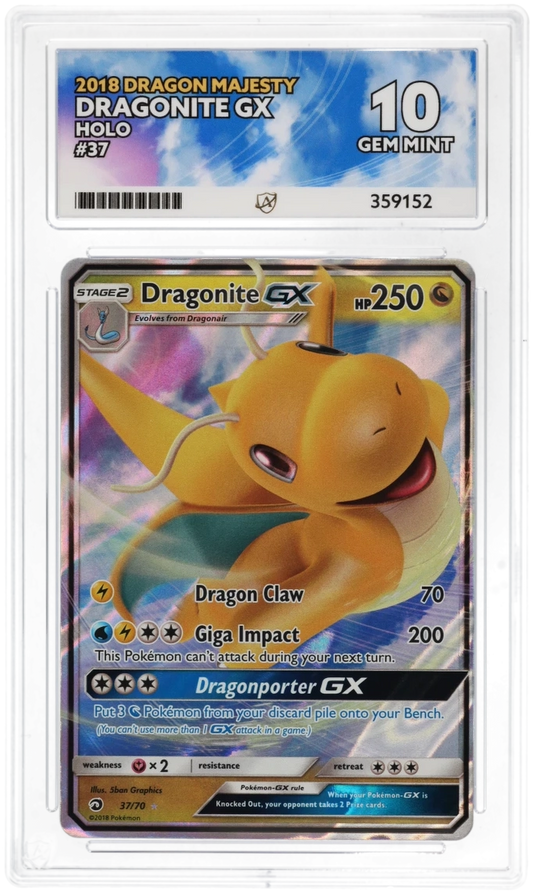 ACE 10 - Dragonite GX - 37/70 - Dragon Majesty - Pokemon