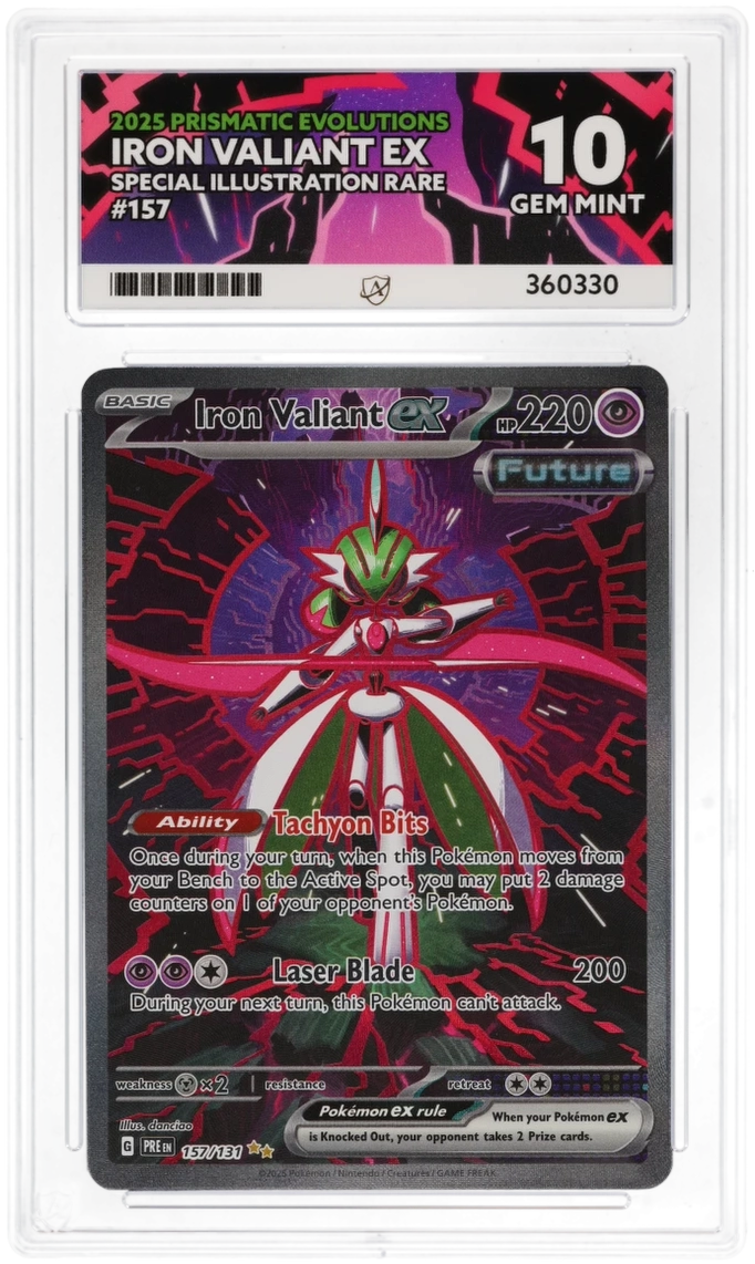 Iron Valiant EX SIR - Ace 10 - Prismatic Evolutions