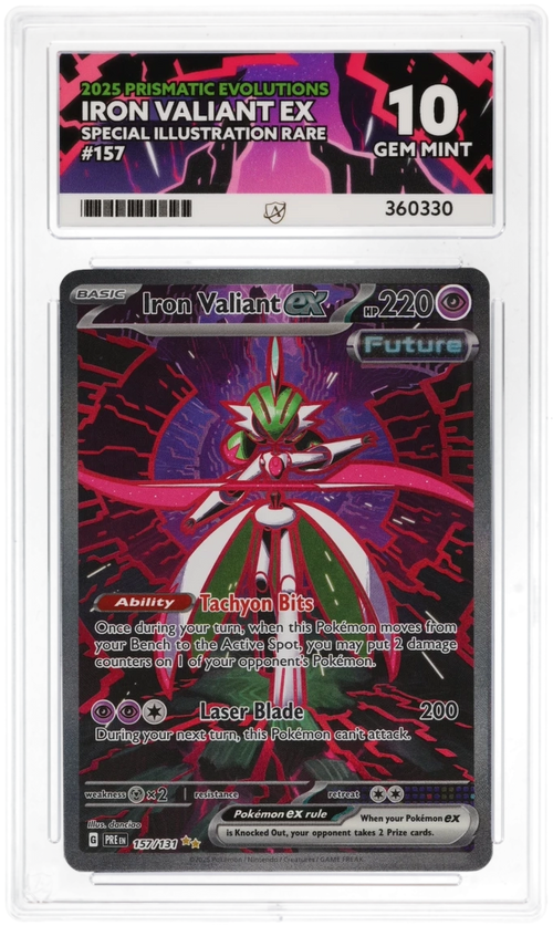 Iron Valiant EX SIR - Ace 10 - Prismatic Evolutions
