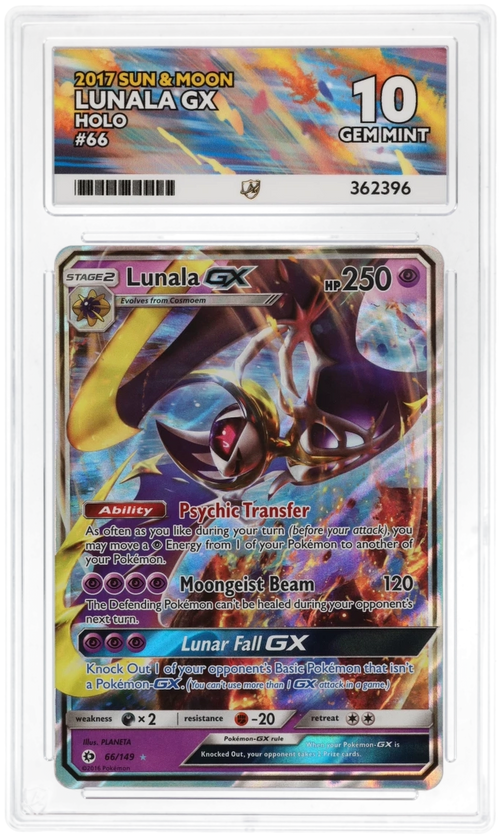 ACE 10 - Lunala GX - 66/149 - Sun & Moon - Pokemon