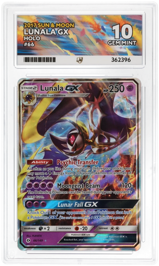 ACE 10 - Lunala GX - 66/149 - Sun & Moon - Pokemon