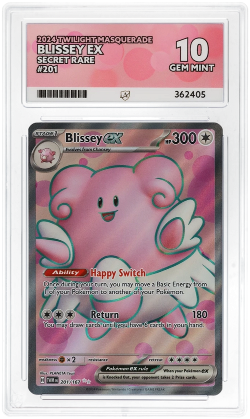 ACE 10 - Blissey ex - 201/167 - Twilight Masquerade - Pokemon