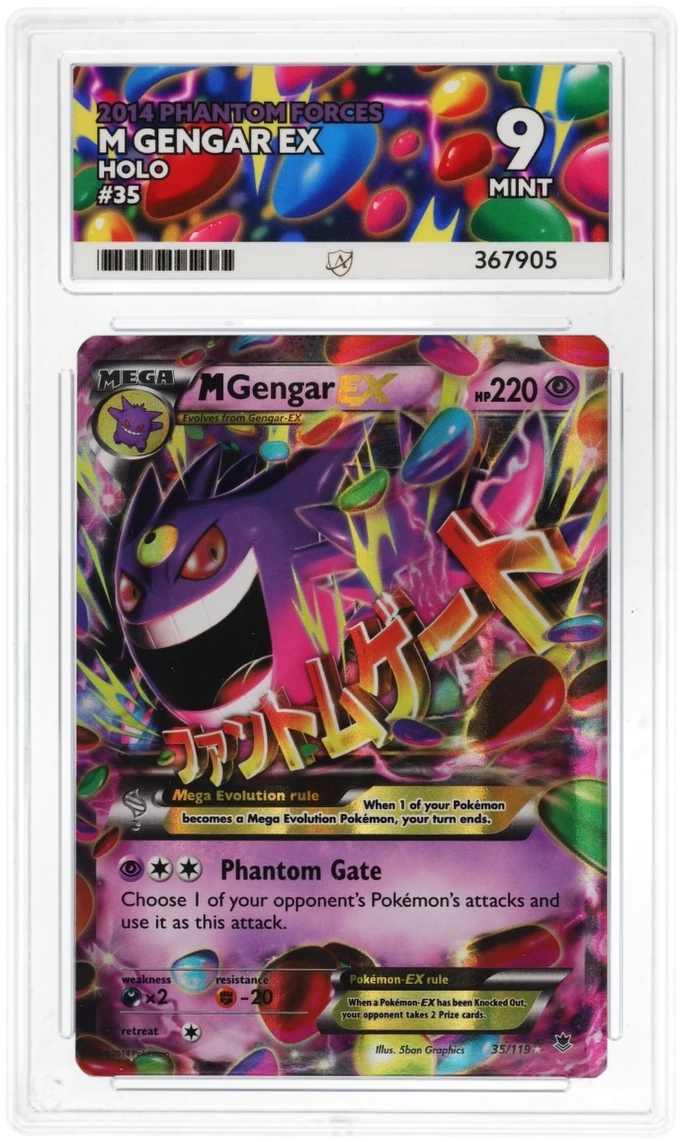 M Gengar EX Holo 35/119 - Ace 9 - 2014 Phantom Forces