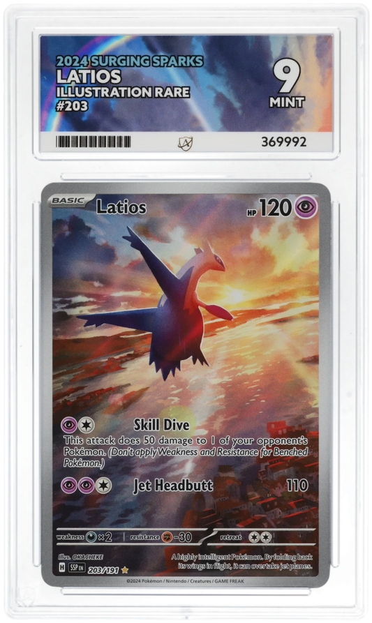 Latios 203/191 - Ace 9 - Surging Sparks