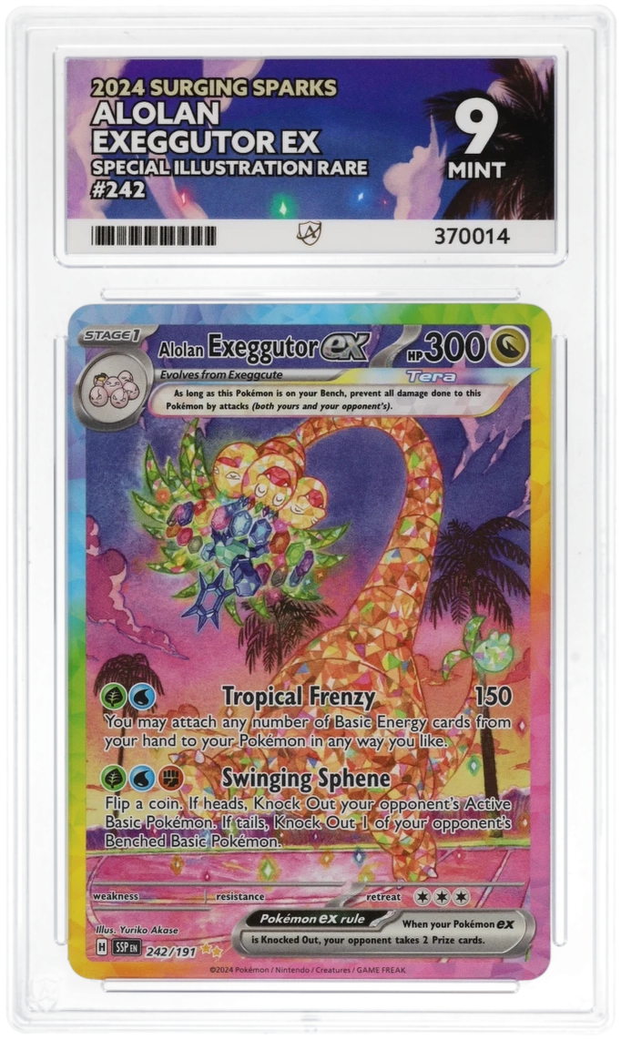 Alolan Exeggutor EX 242 - Ace 9 - Surging Sparks