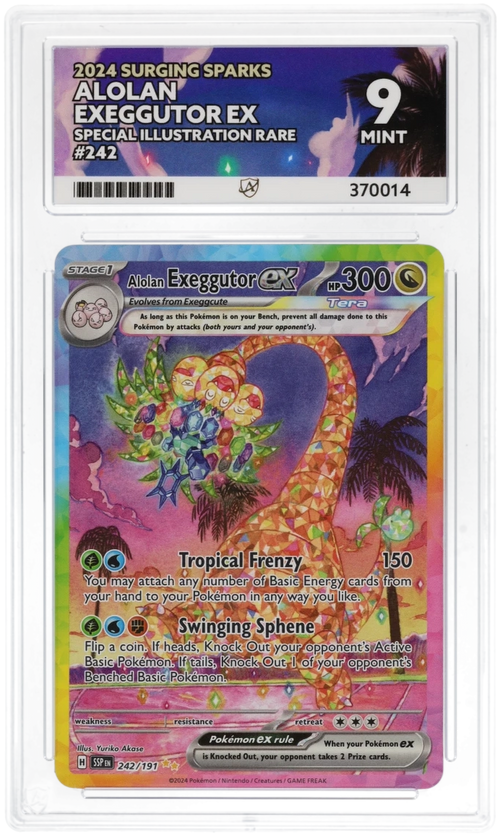 Alolan Exeggutor EX 242 - Ace 9 - Surging Sparks