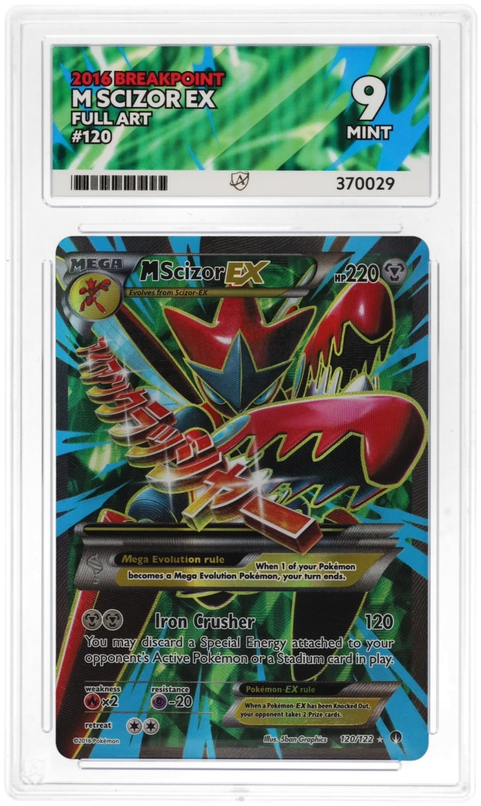 M Scizor EX Full Art 120 - Ace 9 - 2016 Breakpoint