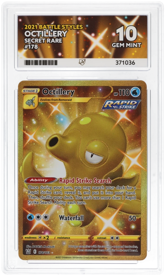 ACE 10 - Octillery - 178/163 - Battle Styles - Pokemon