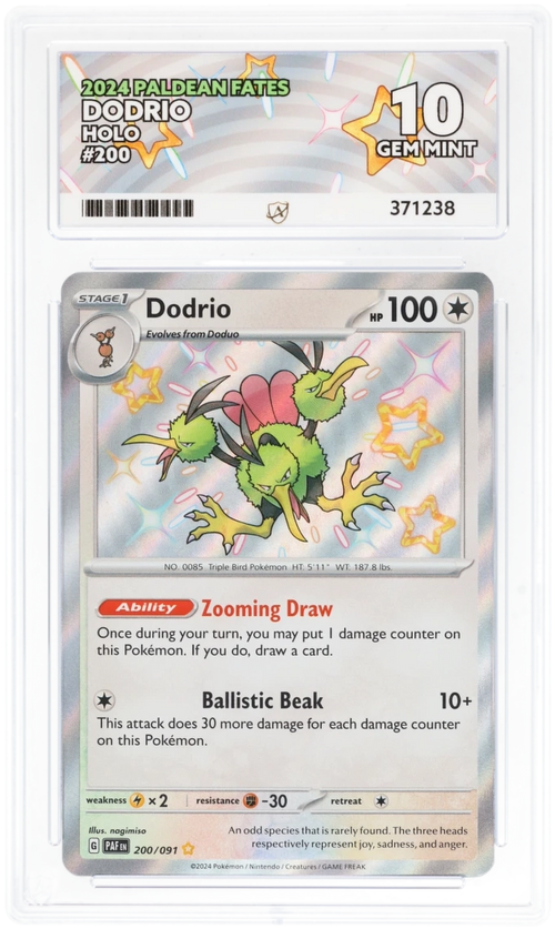 ACE 10 - Dodrio - 200/091 - Paldean Fates - Pokemon