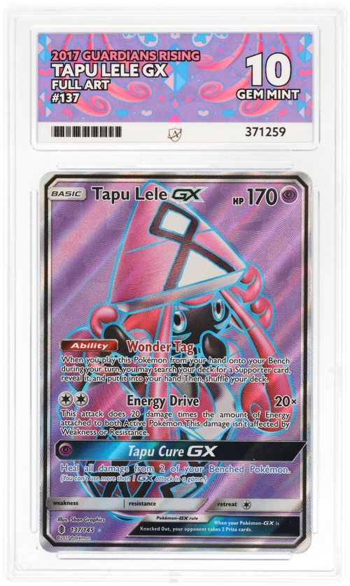 ACE 10 - Tapu Lele GX - 137/145 - Guardians Rising - Pokemon