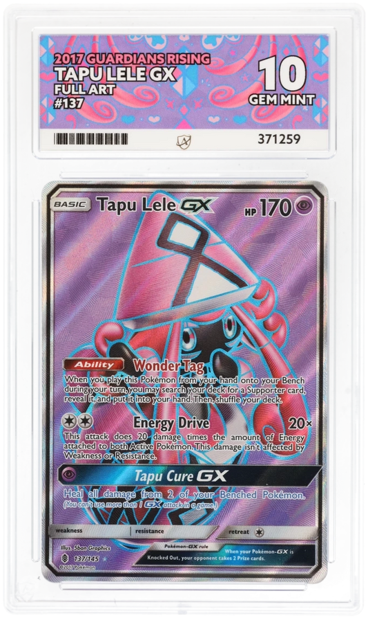 ACE 10 - Tapu Lele GX - 137/145 - Guardians Rising - Pokemon