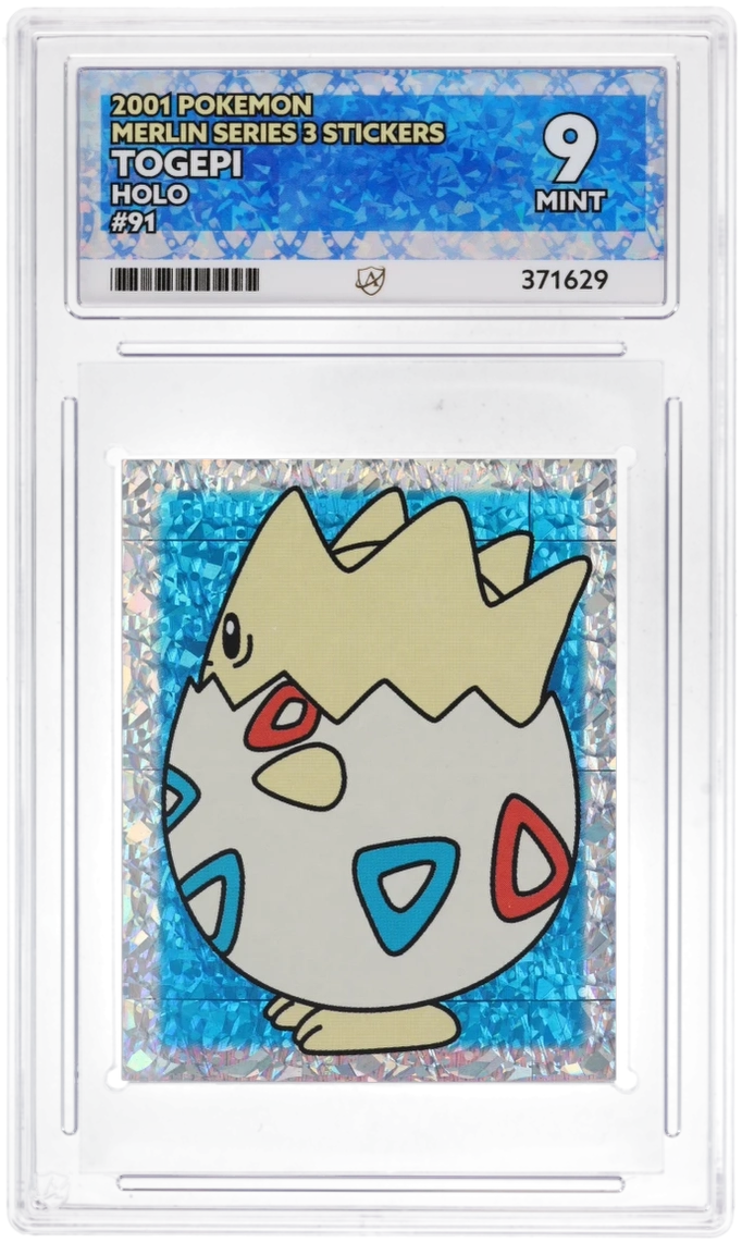Togepi Holo - Ace 9 - Merlin Series 3 Stickers