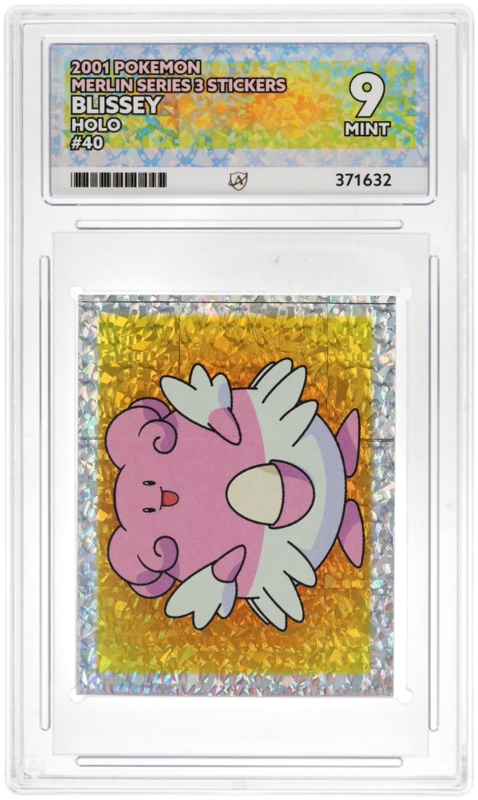 Blissey Holo - Ace 9 - Merlin Series 3 Stickers