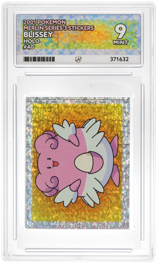 Blissey Holo - Ace 9 - Merlin Series 3 Stickers