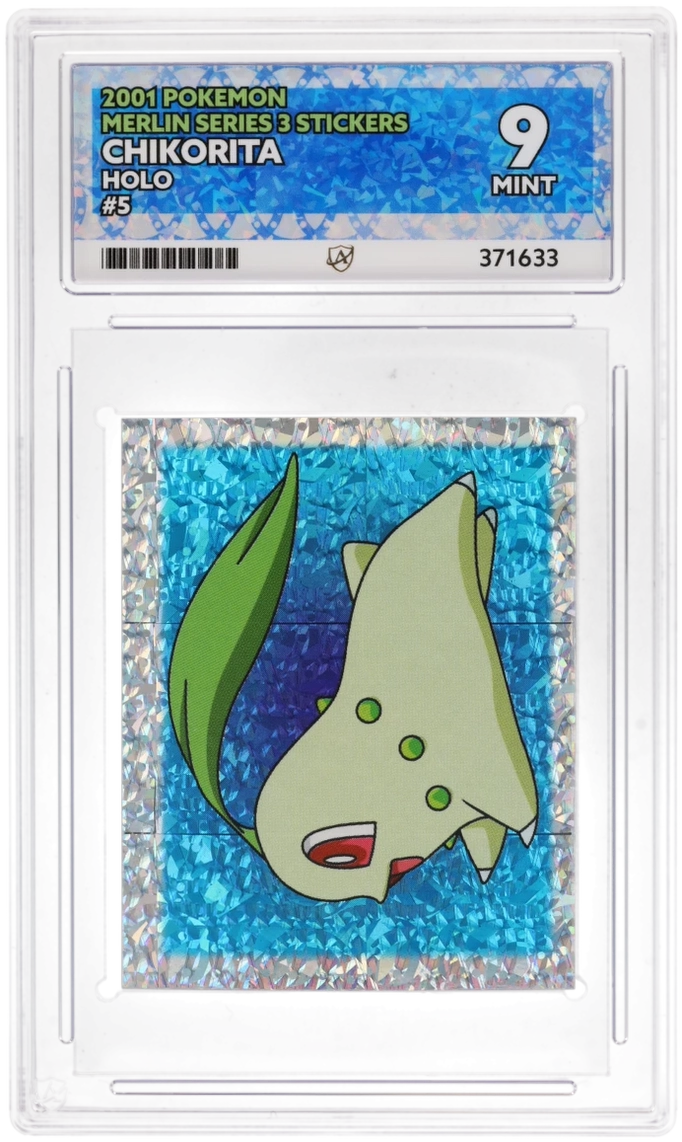 Chikorita Holo - Ace 9 - Merlin Series 3 Stickers