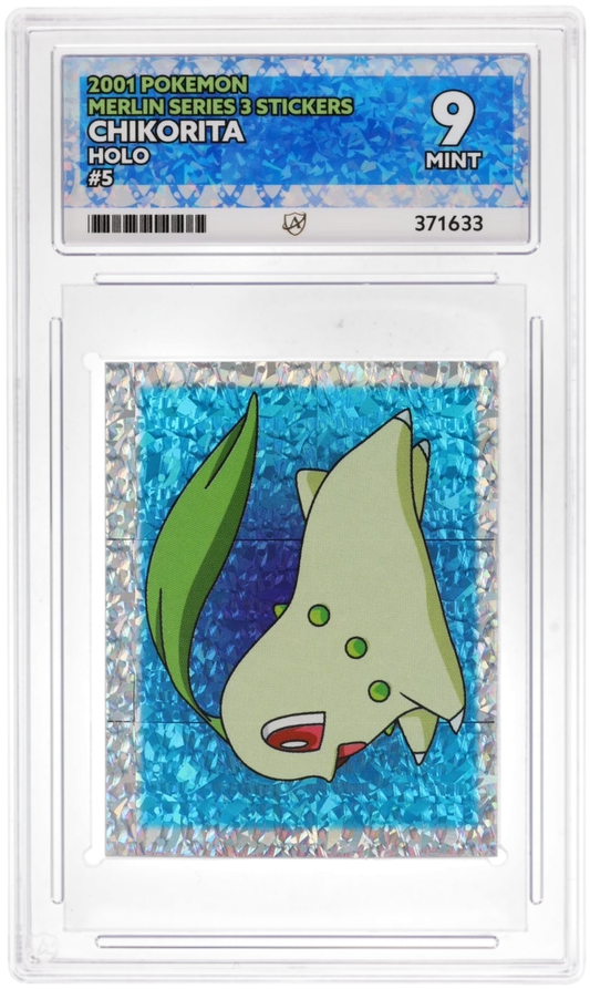 Chikorita Holo - Ace 9 - Merlin Series 3 Stickers