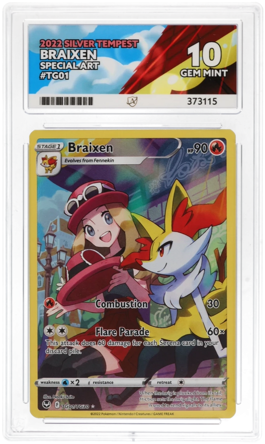 ACE 10 - Braixen - TG01/TG30 - Silver Tempest - Pokemon