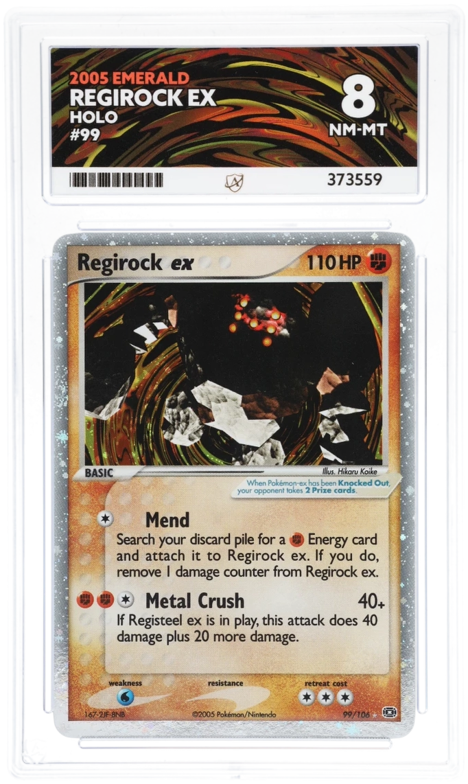 ACE 8 - Regirock ex - 99/106 - Emerald - Pokemon - front