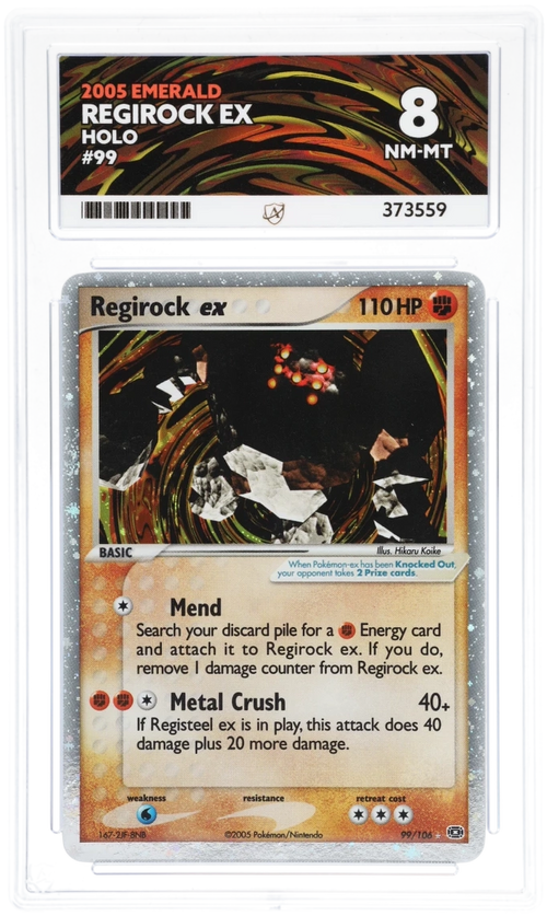 ACE 8 - Regirock ex - 99/106 - Emerald - Pokemon - front