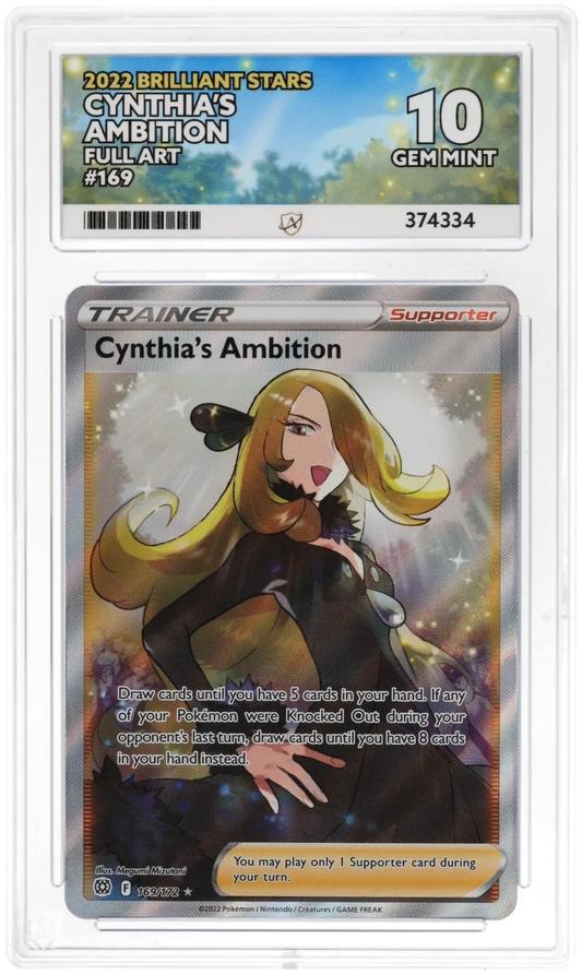 Cynthia's Ambition 169/172 - Ace 10 - Brilliant Stars