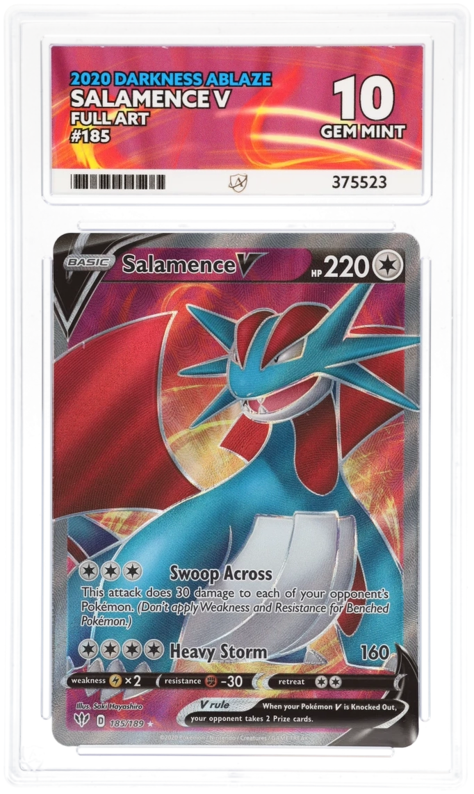 ACE 10 - Salamence V - 185/189 - Darkness Ablaze - Pokemon