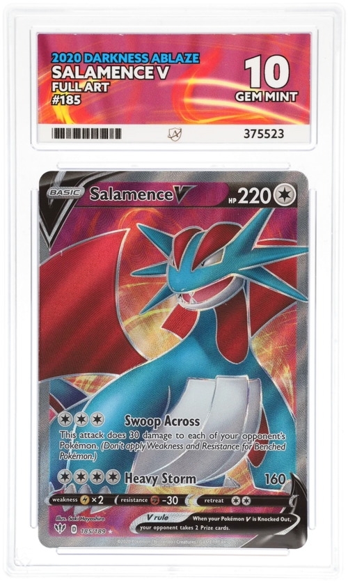 ACE 10 - Salamence V - 185/189 - Darkness Ablaze - Pokemon