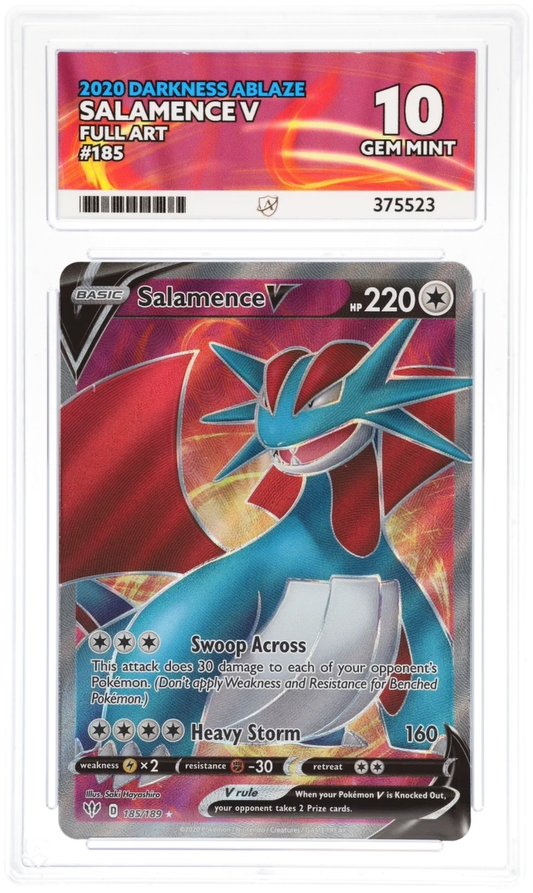 ACE 10 - Salamence V - 185/189 - Darkness Ablaze - Pokemon