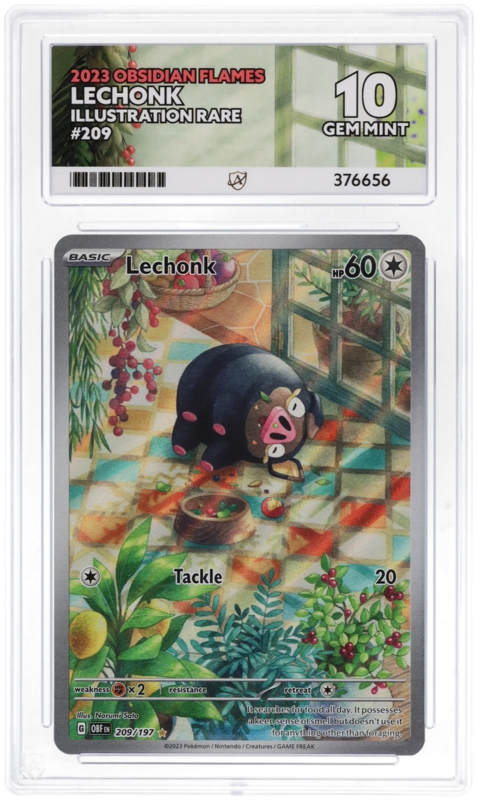 ACE 10 - Lechonk - 209/197 - Obsidian Flames - Pokemon