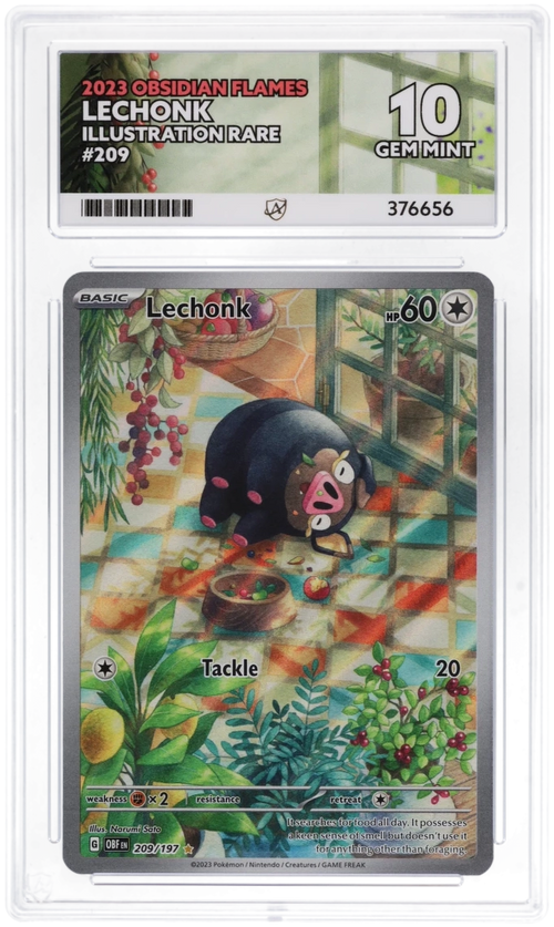 ACE 10 - Lechonk - 209/197 - Obsidian Flames - Pokemon