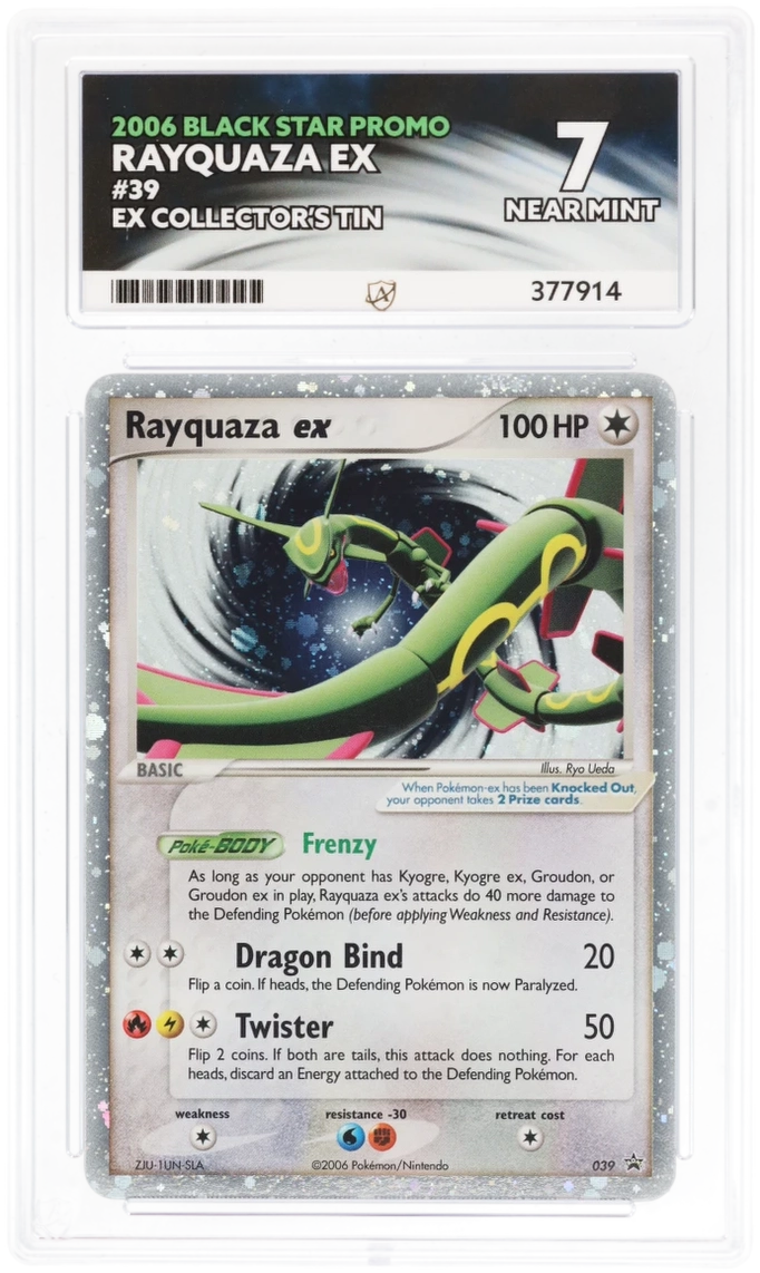 Rayquaza EX 039 Promo - Ace 7 - 2006 Black Star Promo