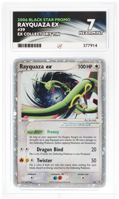Rayquaza EX 039 Promo - Ace 7 - 2006 Black Star Promo