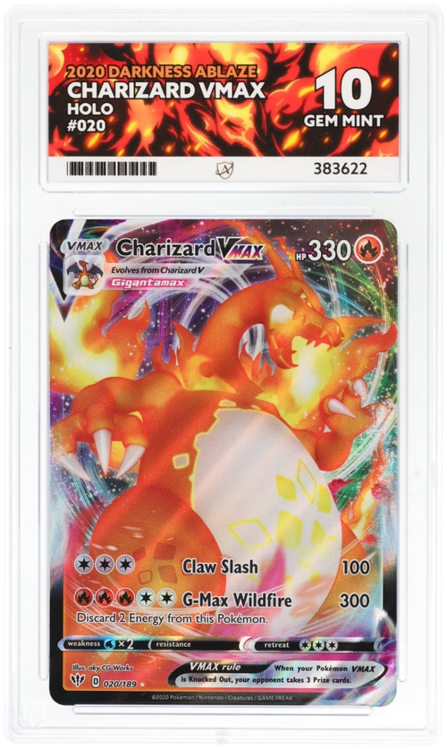 ACE 10 - Charizard VMAX - 020/189 - Darkness Ablaze - Pokemon