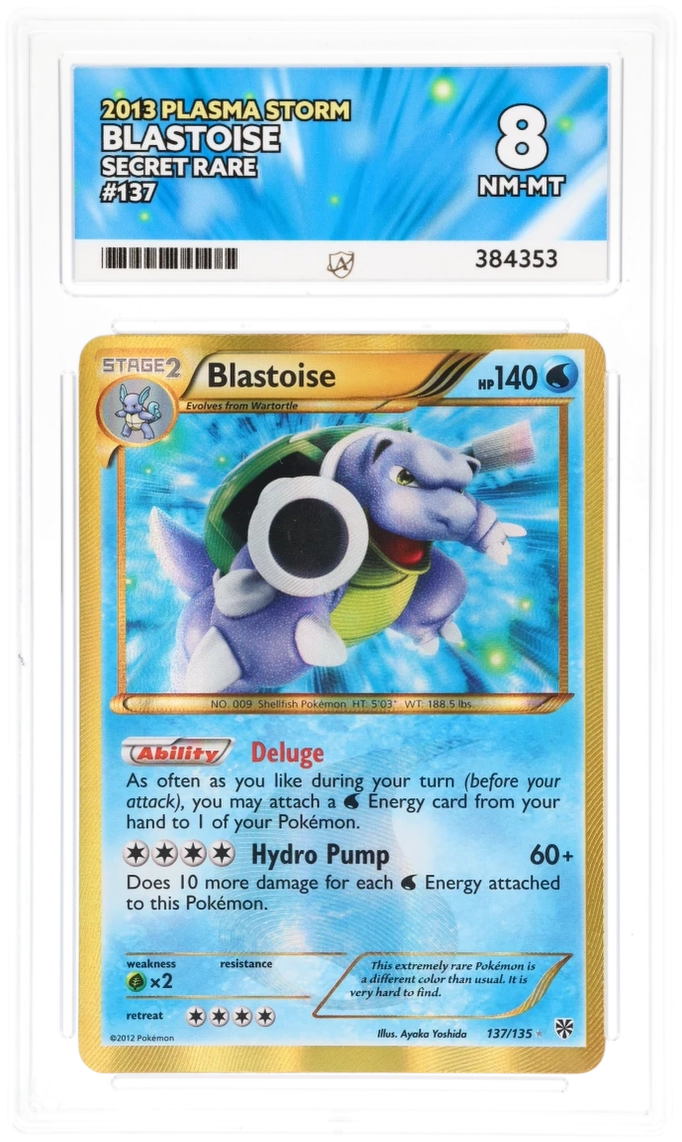 ACE 8 - Blastoise - 137/135 - Plasma Storm - Pokemon - front