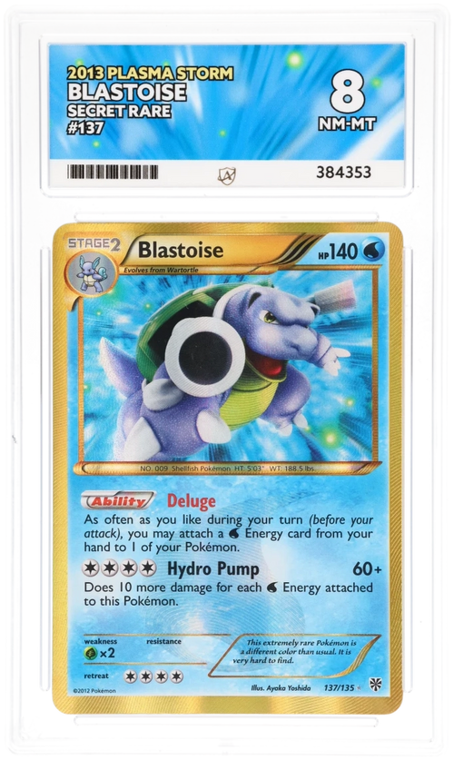 ACE 8 - Blastoise - 137/135 - Plasma Storm - Pokemon - front