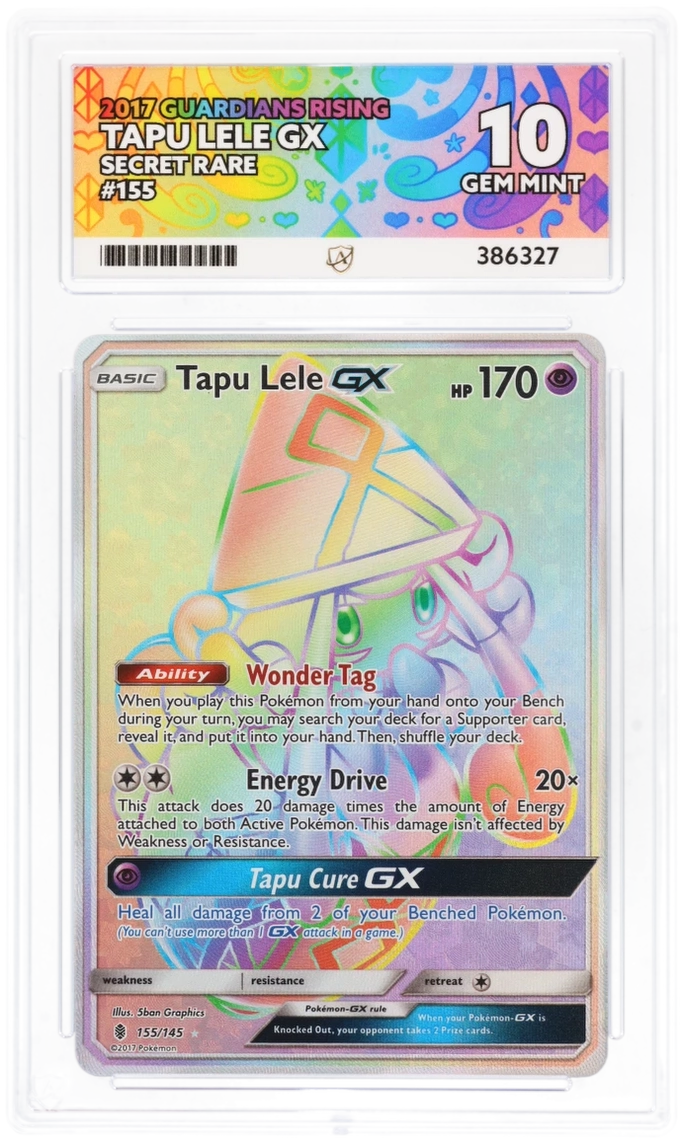 ACE 10 - Tapu Lele GX - 155/145 - Guardians Rising - Pokemon