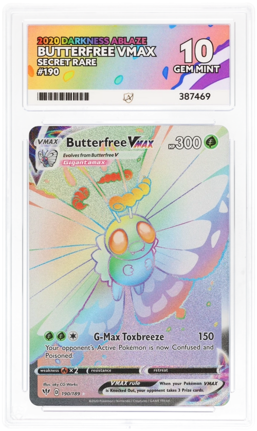 ACE 10 - Butterfree VMAX - 190/189 - Darkness Ablaze - Pokemon