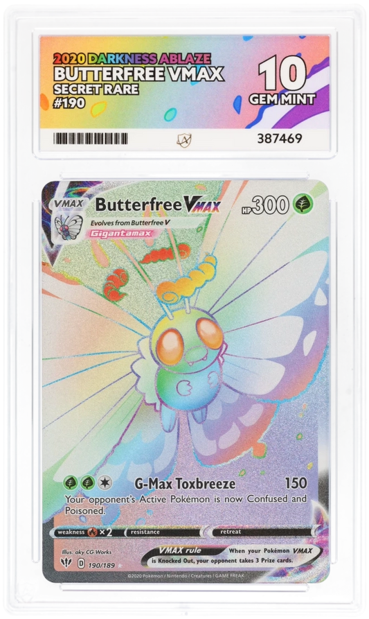 ACE 10 - Butterfree VMAX - 190/189 - Darkness Ablaze - Pokemon