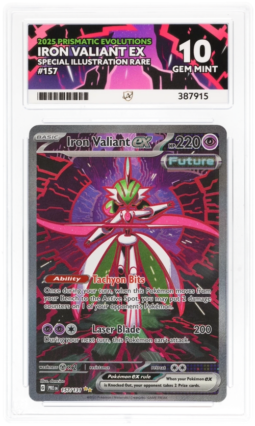 Iron Valiant ex 157 - Ace 10 - Prismatic Evolutions