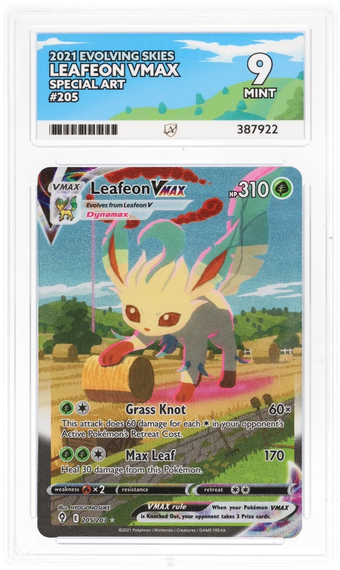 Leafeon VMAX 205/203 - Ace 9 - Evolving Skies