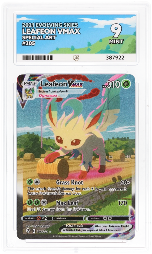 Leafeon VMAX 205/203 - Ace 9 - Evolving Skies
