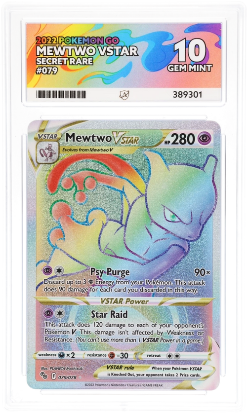 ACE 10 - Mewtwo VSTAR - 079/078 - Pokemon GO - Pokemon