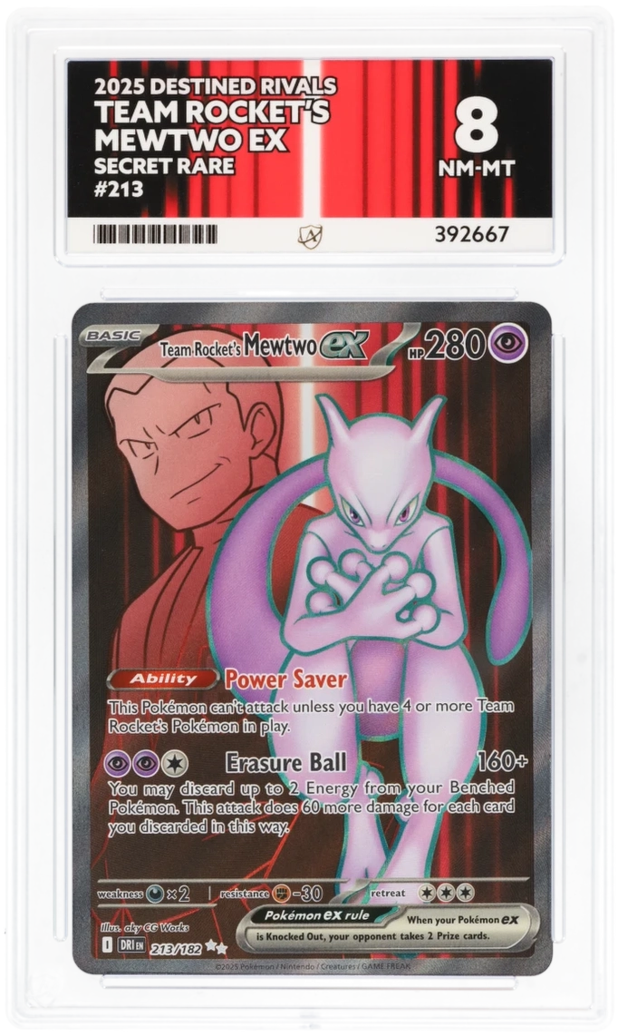 Team Rocket's Mewtwo EX 213 - Ace 8 - Destined Rivals