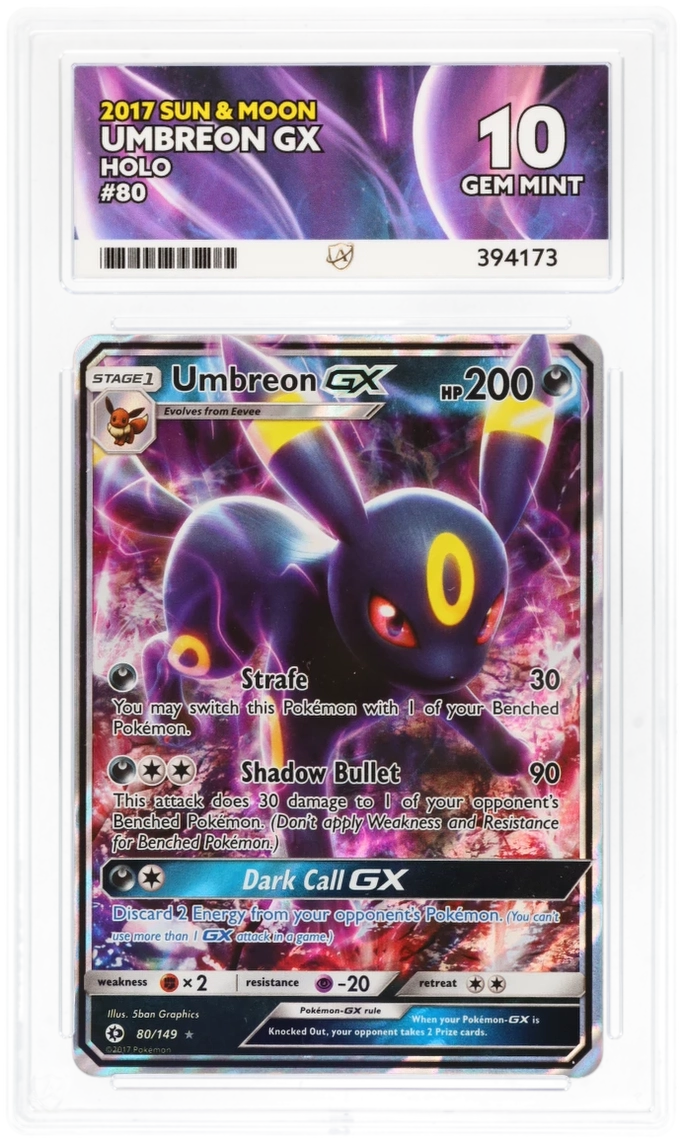Umbreon GX Holo 80/149 - Ace 10 - 2017 Sun & Moon