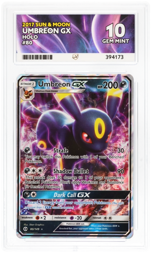 Umbreon GX Holo 80/149 - Ace 10 - 2017 Sun & Moon