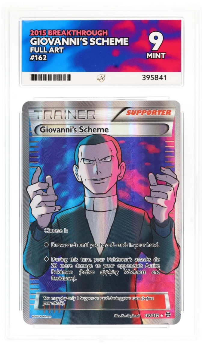 Giovanni's Scheme Full Art 162/162 - Ace 9 - 2015 Breakthrough