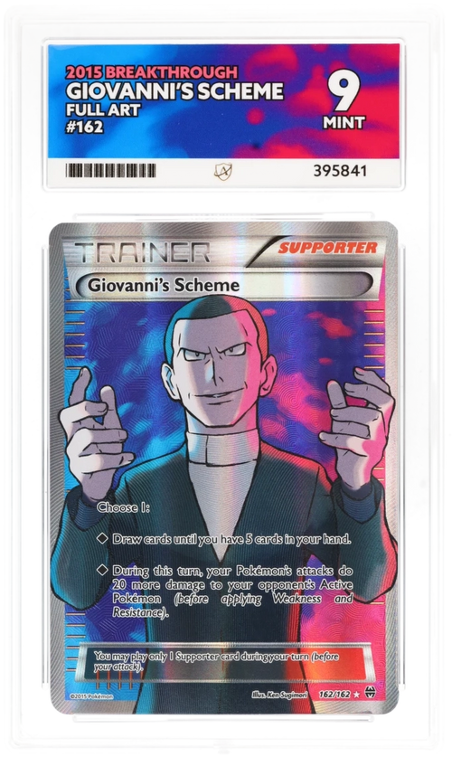 Giovanni's Scheme Full Art 162/162 - Ace 9 - 2015 Breakthrough