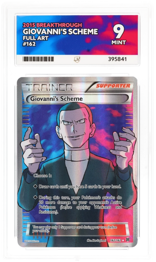 Giovanni's Scheme Full Art 162/162 - Ace 9 - 2015 Breakthrough