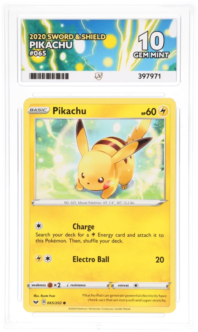 ACE 10 - Pikachu - 065/202 - Sword & Shield - Pokemon