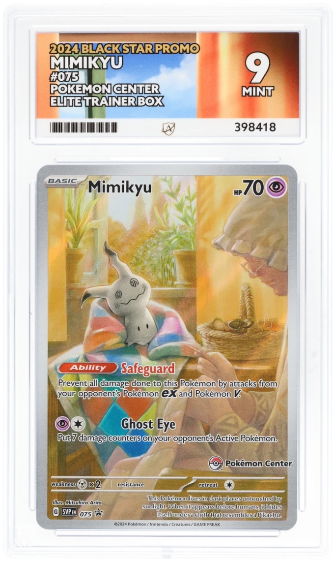 Mimikyu 075 Pokemon Center - Ace 9 - ETB Promo